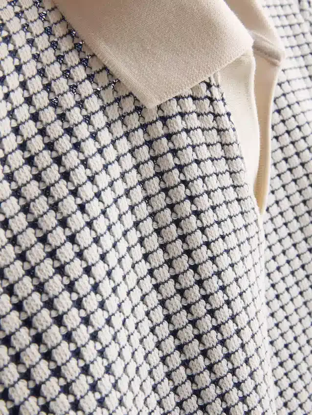Das «The Edit» Jacquard-Polohemd