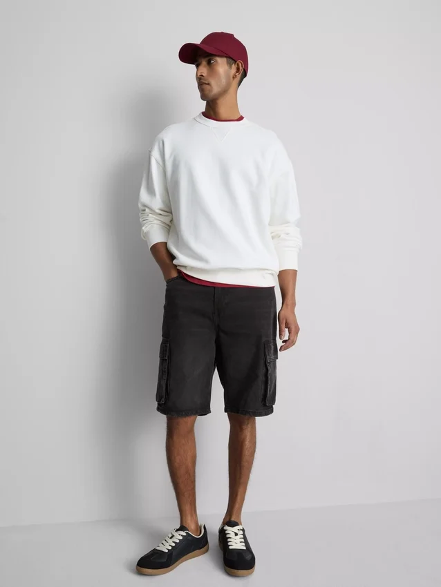 Denim-Cargo-Shorts