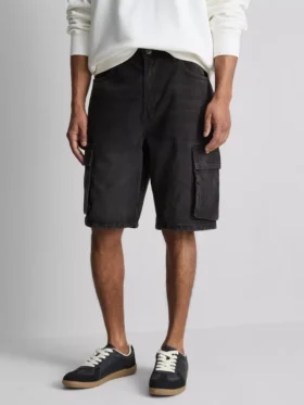 Denim-Cargo-Shorts