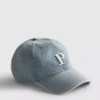 Denim-Kappe mit Initialen