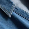 Denim-Shirt mit kurzen Ärmeln