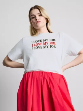 «Der Teufel trägt Prada» – Baumwoll-T-Shirt mit Aufdruck