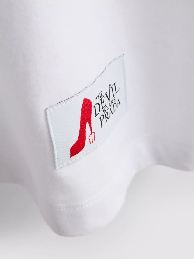 «Der Teufel trägt Prada» – Baumwoll-T-Shirt mit Aufdruck