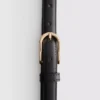 Der «The Edit» Leder-Skinny-Gürtel