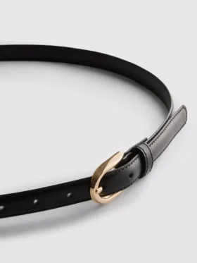 Der «The Edit» Leder-Skinny-Gürtel