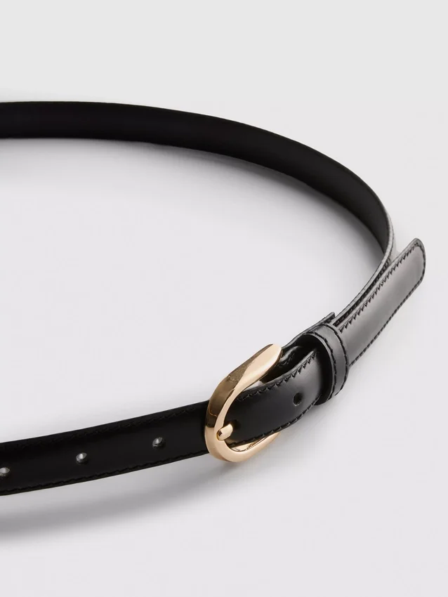 Der «The Edit» Leder-Skinny-Gürtel
