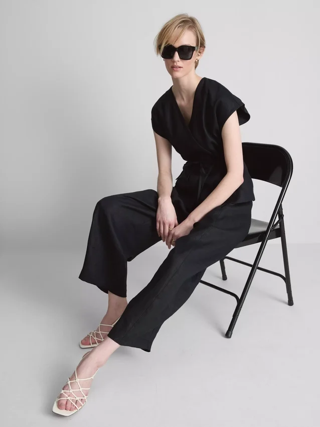 Die «Edit»-Leinenhose mit weitem Bein