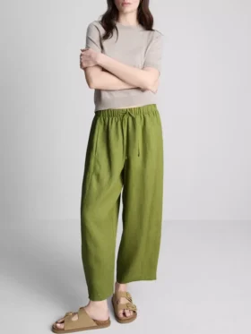 Die «Edit»-Leinenhose mit weitem Bein