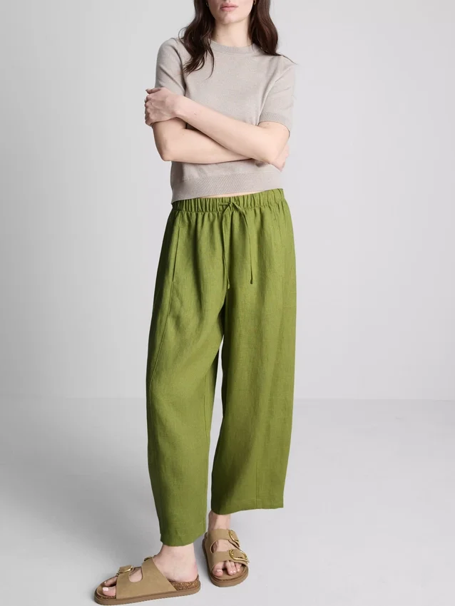 Die «Edit»-Leinenhose mit weitem Bein