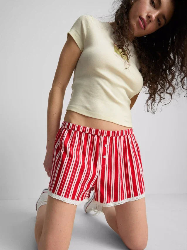 Die Primark-Szene | Boxershorts mit Spitzenstreifen