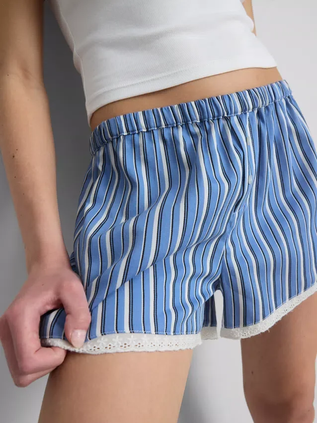 Die Primark-Szene | Boxershorts mit Spitzenstreifen