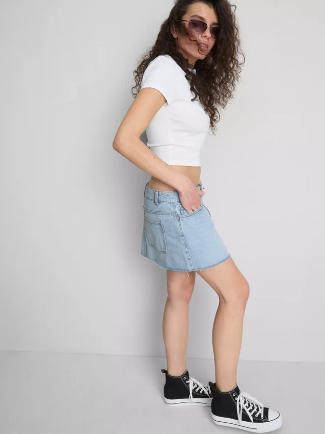 Die Primark-Szene | Denim-Minirock