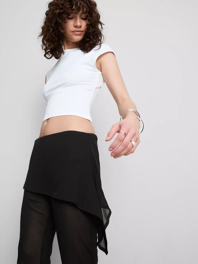 Die Primark-Szene | Mesh-Röck über einer Hose