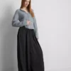 Die Satin-Hose mit weitem Bein von The Edit