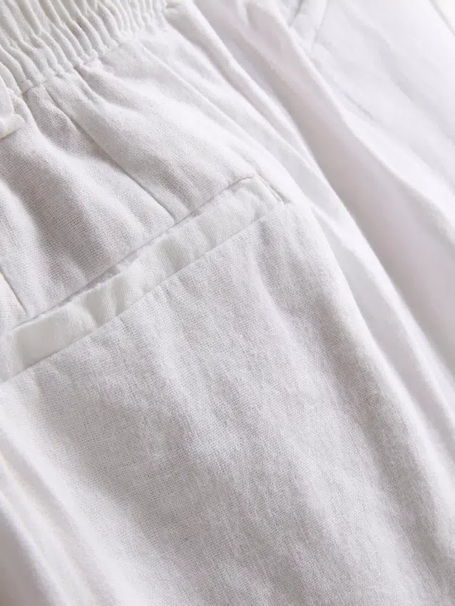 Die «The Edit»-Hose aus Leinenmischung im Relax-Stil