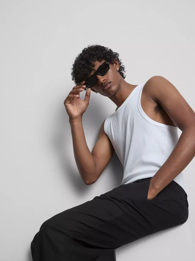 Die «The Edit»-Hose aus Leinenmischung im Relax-Stil