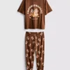 Disney-Baumwoll-Schlafanzug mit Chip und Dale