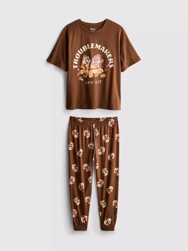 Disney-Baumwoll-Schlafanzug mit Chip und Dale