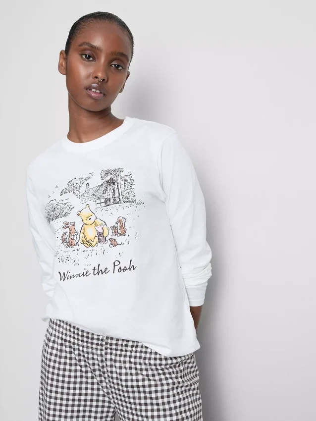 Disney-Baumwoll-Schlafanzug mit Winnie-Puuh-Motiv