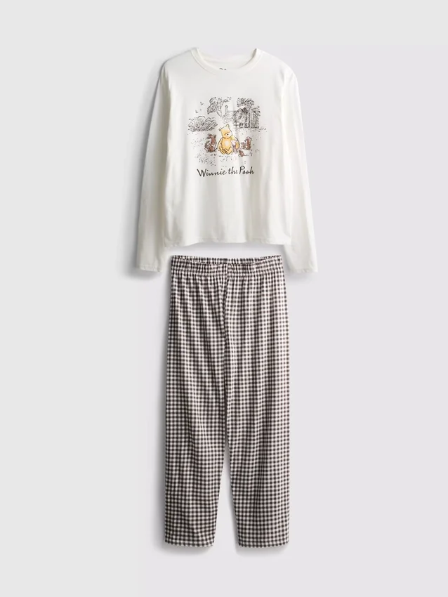 Disney-Baumwoll-Schlafanzug mit Winnie-Puuh-Motiv