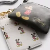 Disney-Mickey-Mouse-Geldbörse aus Kunstleder mit Umhängeband
