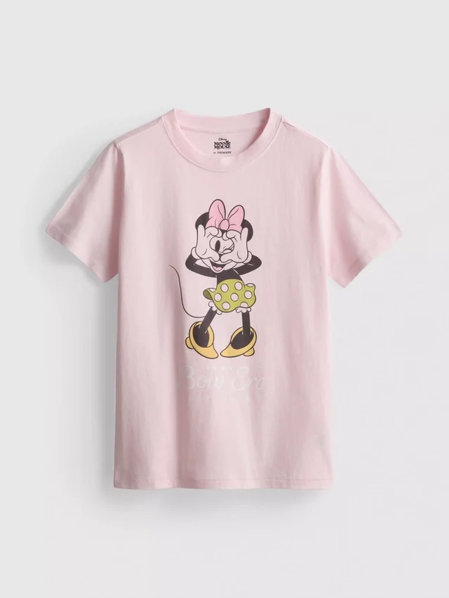 Disney Minnie-Maus-T-Shirt aus Baumwolle mit Aufdruck