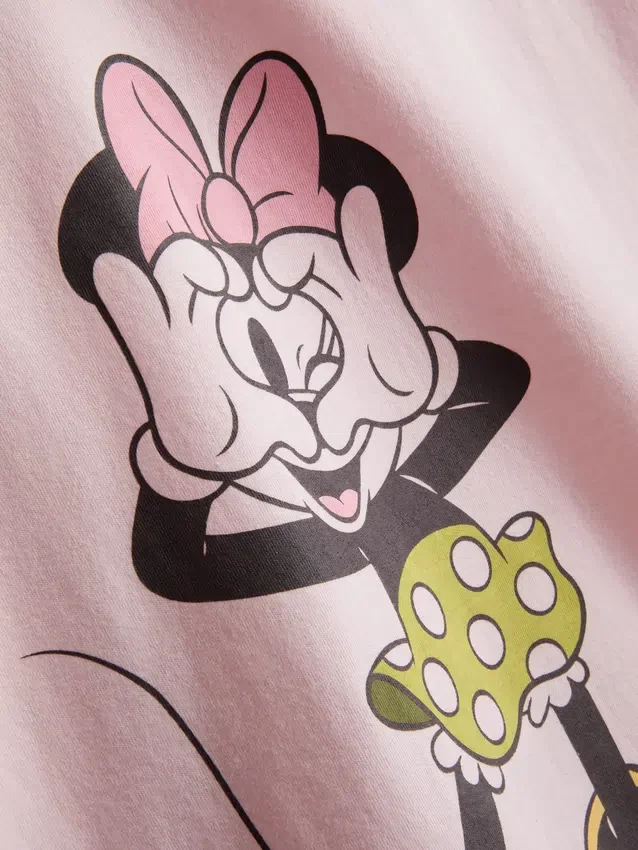 Disney Minnie-Maus-T-Shirt aus Baumwolle mit Aufdruck