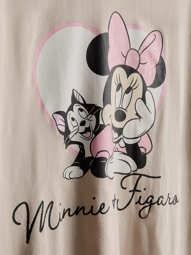 Disney Minnie-Mouse-Schlafanzug aus Baumwolle mit Aufdruck