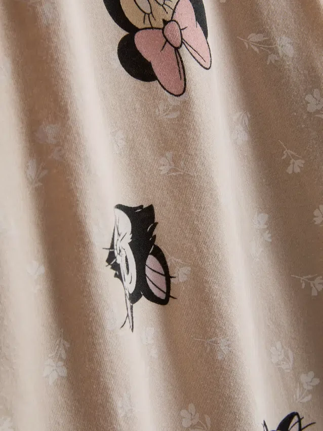 Disney Minnie-Mouse-Schlafanzug aus Baumwolle mit Aufdruck