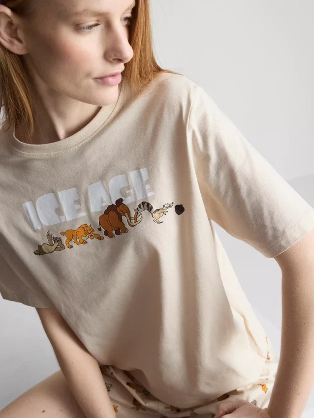 Disney's Ice Age Baumwoll-Schlafanzug mit Aufdruck