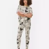 Disney's Mickey-Mouse-Retro-Comic-Schlafanzug-Leggings
