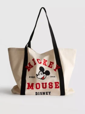 Disney's Mickey und Freunde XL-Canvas-Tasche mit Grafikprint