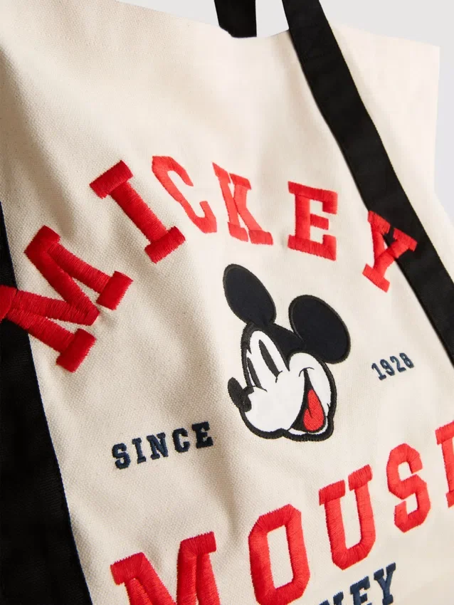 Disney's Mickey und Freunde XL-Canvas-Tasche mit Grafikprint