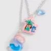 Disney's Stitch-Halskette mit Initialen-Anhänger