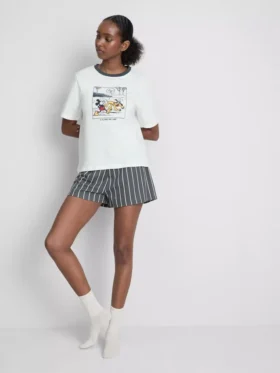 Disney-Schlafanzug mit Mickey-Mouse-Motiv