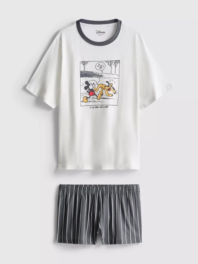 Disney-Schlafanzug mit Mickey-Mouse-Motiv