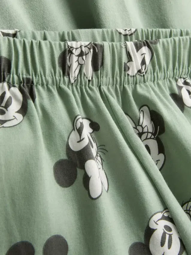 Disney-Schlafanzug mit Mickey- und Minnie-Maus-Motiv