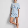 Disney Stitch Baumwoll-Schlafanzug mit Grafik, kurze Hose