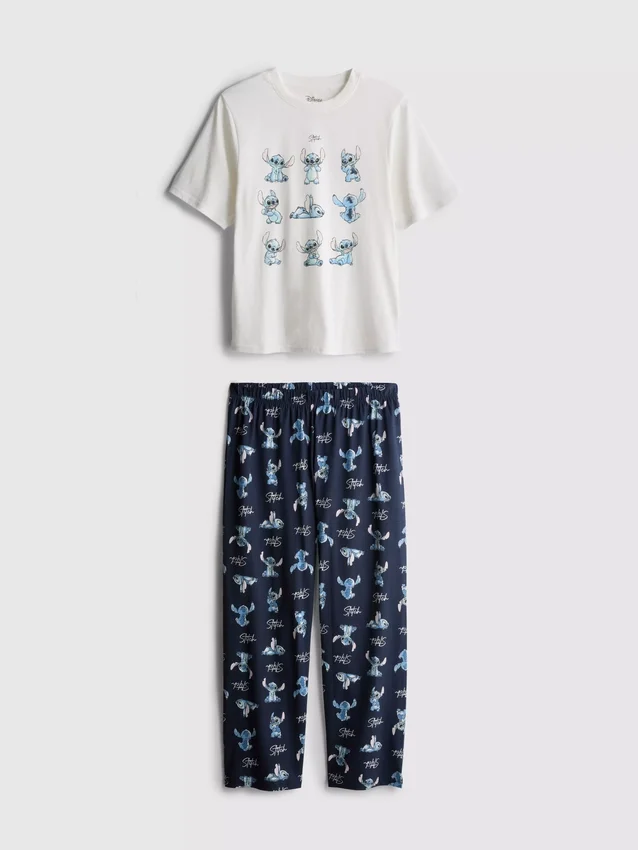 Disney-Stitch-T-Shirt-Schlafanzug