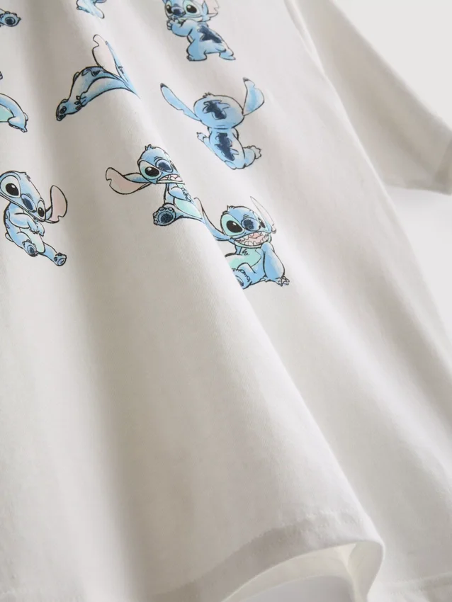 Disney-Stitch-T-Shirt-Schlafanzug