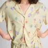 Disney Winnie-the-Pooh-Schlafanzug mit kurzen Shorts im Boyfriend-Stil