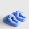 Disneys flauschige Hausschuhe mit zwei Riemen und Stitch-Motiv