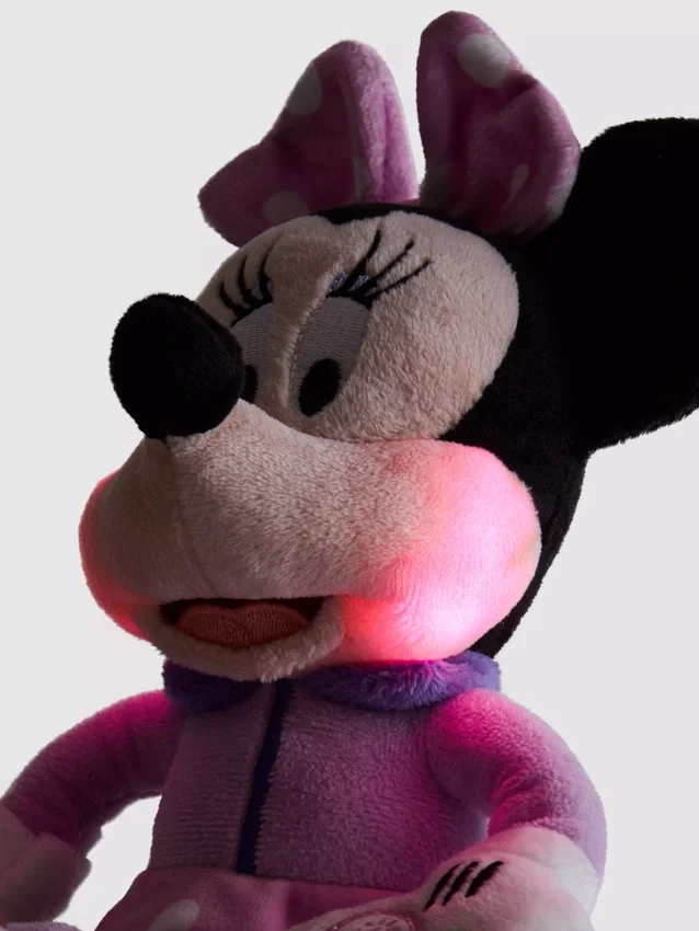 Disneys Minnie-Maus-Plüschtier mit Leuchteffekt