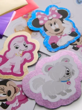 Disneys Minnie-Mouse-Folienaufkleber-Set