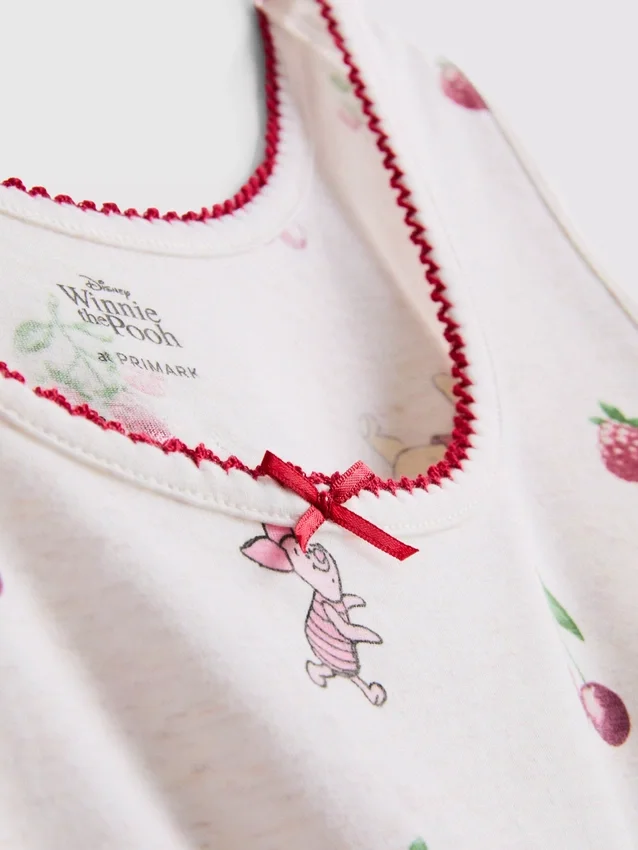 Disneys Winnie-the-Pooh-Schlafanzug aus baumwollreichem Stoff mit Aufdruck