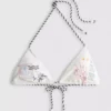 Dolce – besticktes Triangel-Bikini-Oberteil