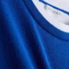 Doppellagiges T-Shirt mit Rundhalsausschnitt