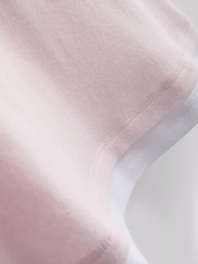 Doppellagiges T-Shirt mit Rundhalsausschnitt