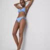 Dreieck-Bikini-Set mit seitlichen Bändern