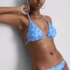 Dreieck-Bikini-Set mit seitlichen Bändern